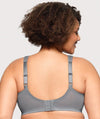 Glamorise Magiclift Moisture Control Wire-Free Bra - Gray Bras 