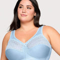 Glamorise Magiclift Moisture Control Wire-Free Bra - Light Blue