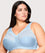 Glamorise Magiclift Moisture Control Wire-Free Bra - Light Blue Bras 