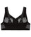 Glamorise Magiclift Natural Shape Wire-Free Front-Closure Bra - Black Bras 