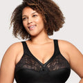 Glamorise Magiclift Original Wire-Free Support Bra - Black