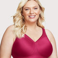 Glamorise Magiclift Seamless Wire-Free Sports Bra - Ruby Red