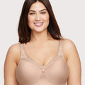 Glamorise Magiclift Seamless Wire-Free Everyday Bra - Cafe