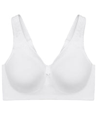 Glamorise MagicLift Seamless Wire-free Everyday Bra - White Bras 