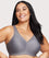 Glamorise Magiclift Seamless Wire-Free Sports Bra - Charcoal Gray Bras 