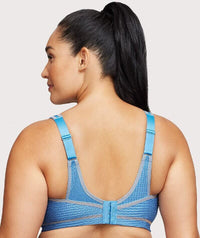 Glamorise No-Bounce Camisole Elite Wire-Free Sports Bra - Light Denim Bras 