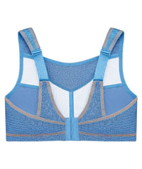 Glamorise No-Bounce Camisole Elite Wire-Free Sports Bra - Light Denim Bras 