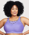 Glamorise No-Bounce Camisole Wire-Free Sports Bra - Purple Bras 