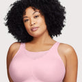 Glamorise No-Bounce Camisole Wire-Free Sports Bra - Parfait Pink