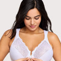 Glamorise WonderWire Front-Closure Bra - White