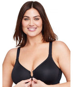 Glamorise WonderWire Front-Closure Posture Bra - Black Bra 