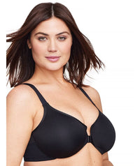 Glamorise WonderWire Front-Closure Posture Bra - Black Bra 