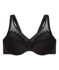 Glamorise WonderWire Minimizer Bra - Black Bras 