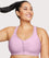 Glamorise Zip Up Front-Closure Wire-Free Sports Bra - Lavender Bras 