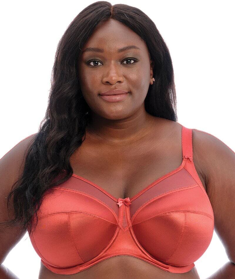 Goddess Keira Underwired Banded Bra - Mineral Red - Curvy