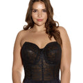 Goddess Lace Bridal Bustier - Black