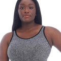 Goddess Sport Wirefree Sports Bra - Pewter Heather