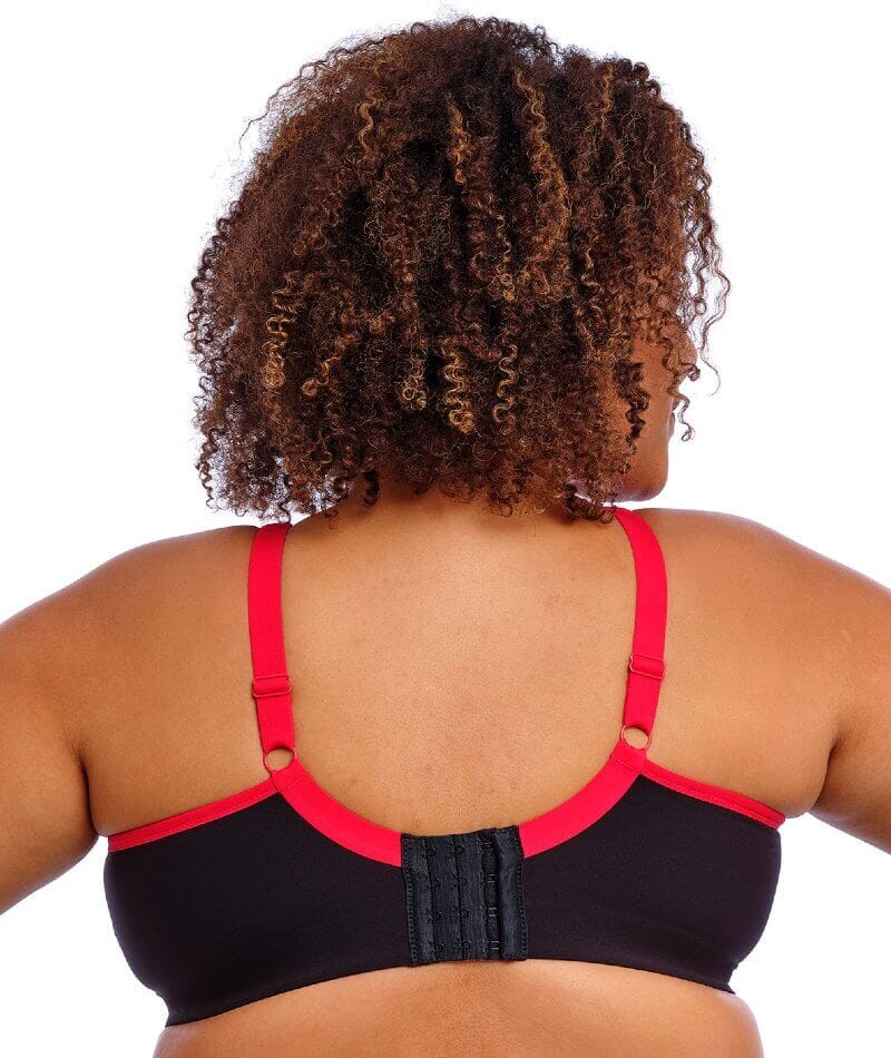 Goddess Sport Soft Cup Wire-Free Sports Bra - Black Bras 