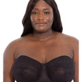 Goddess Verity Underwired Strapless Bra - Black