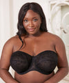 Goddess Verity Underwired Strapless Bra - Black Bras 