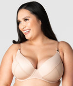 Hotmilk Lunar Eclipse Plunge Contour Nursing Bra - Naked Bras 