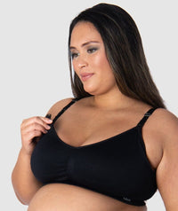 Hotmilk My Necessity Full Cup Maternity & Nursing Wire-free Bra - Black Bras 