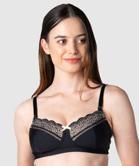 Hotmilk Show Off Nursing & Maternity Wire-free Bra - Black Bras 