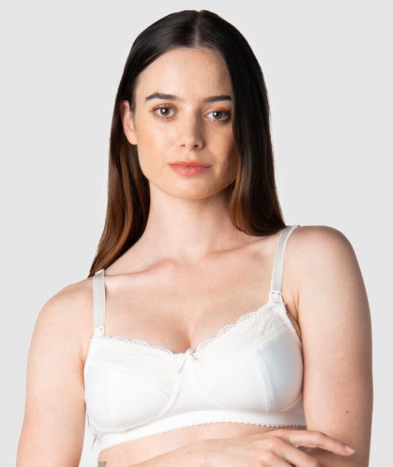 Lingerie, Soft Cup Non-Wired Maternity Bra With Extenders