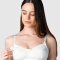 Hotmilk Show Off Nursing & Maternity Wire-Free Bra - Ivory