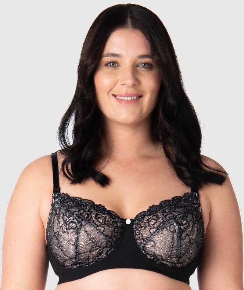 Full Figure Figure Types in H Cup Sizes Black by Elila Maternity