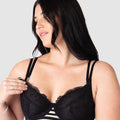 Hotmilk True Luxe Flexi-wire Nursing Bra - Black