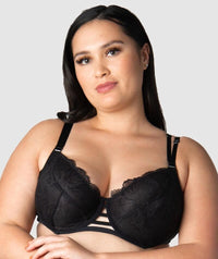 Hotmilk True Luxe Flexi-wire Nursing Bra - Black Bras 