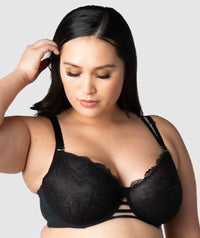 Hotmilk True Luxe Flexi-wire Nursing Bra - Black Bras 