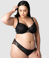 Hotmilk True Luxe Flexi-wire Nursing Bra - Black Bras 