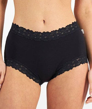 Jockey Parisienne Bamboo Full Brief - Black Knickers 