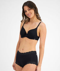 Jockey Parisienne Bamboo Full Brief - Black Knickers 