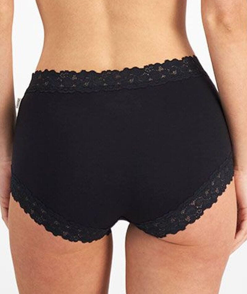 Jockey Parisienne Bamboo Full Brief - Black Knickers 