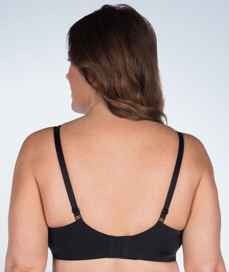 Leading Lady Lightly Padded Wirefree T-Shirt Bra - Black Bras 