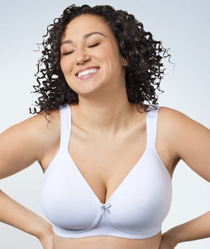 Leading Lady Lightly Padded Wirefree T-Shirt Bra - White Bras 