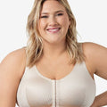 Leading Lady Marlene Wire-free Front Close Comfort Bra - Biege