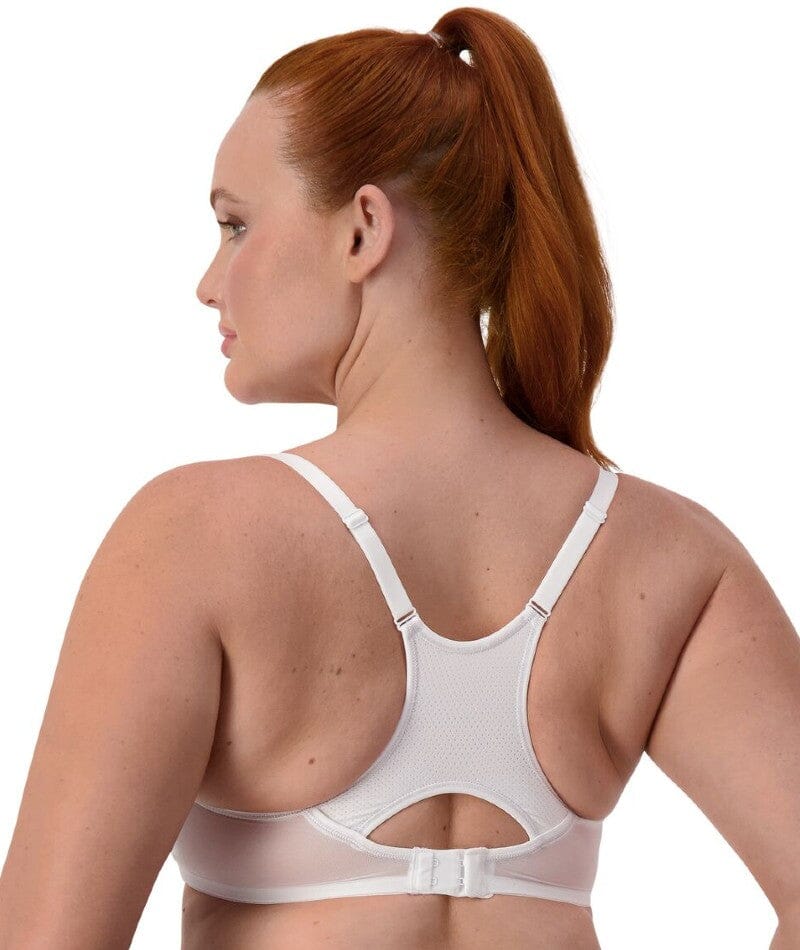 Triumph Triaction Racerback Sports Bra - White Bras 