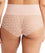 Nancy Ganz Bamboo & Lace Waisted Brief - Mahogany Shapewear 