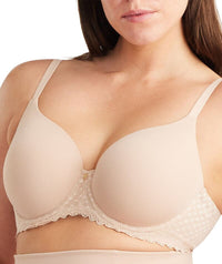 Nancy Ganz Revive Ava Lace Full Coverage Contour Bra - Warm Taupe Bras 