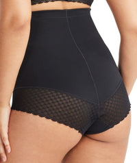 Nancy Ganz Revive Lace High Waisted Brief - Black Shapewear 