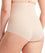 Nancy Ganz Revive Lace High Waisted Brief - Warm Taupe Shapewear 