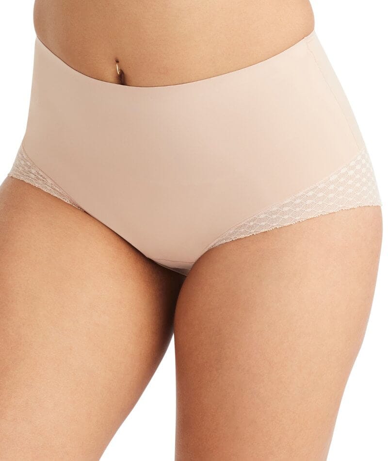 Nancy Ganz X-Factor High Waisted Brief - Warm Taupe