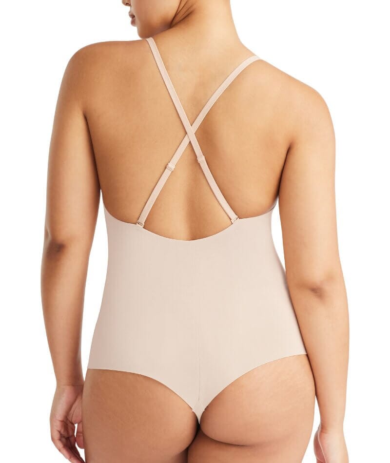 Nancy Ganz Sheer Infinity Bodysuit - Warm Taupe Shapewear 