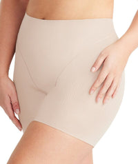 Nancy Ganz Sheer Infinity Waisted Short - Warm Taupe Shapewear 