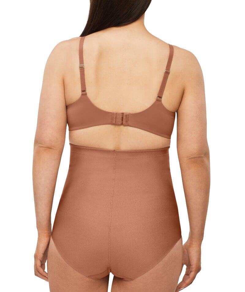 Nancy Ganz X-Factor High Waisted Brief - Cocoa Shapewear 