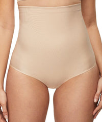 Nancy Ganz X-Factor High Waisted Brief - Warm Taupe Shapewear 